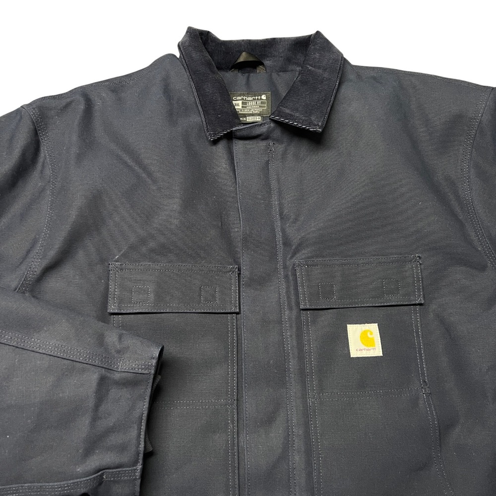 Carhartt OC0003-M Firm Duck Insulated Traditional Coat Navy Mens‎ 3XL NWOT